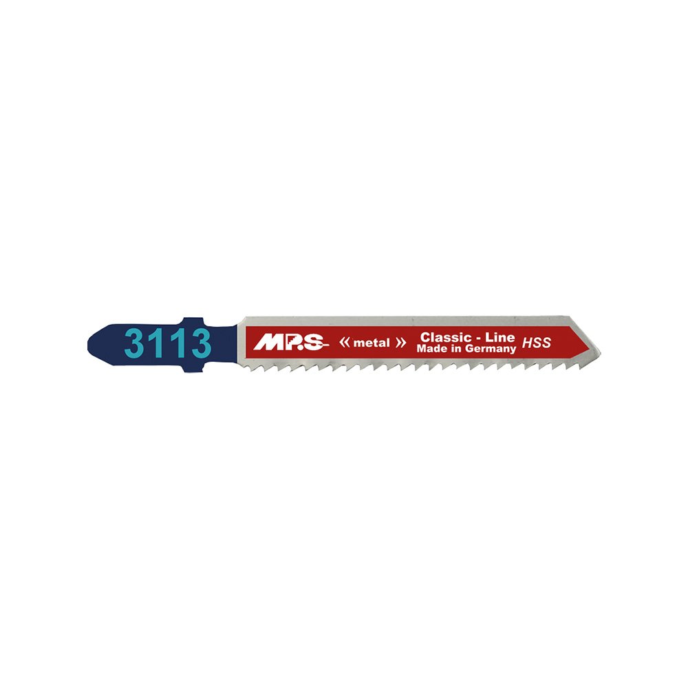 MPS Jigsaw Blade Metal Classic 12Tpi 75mm 5pk T118B